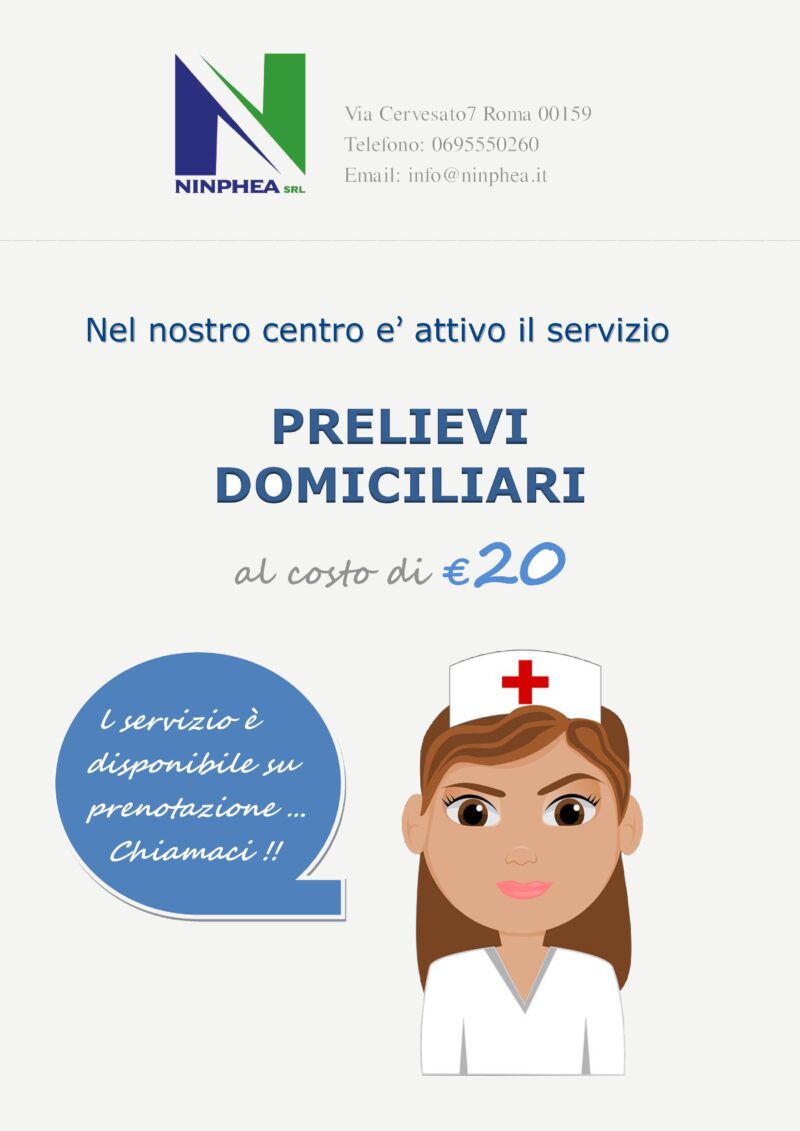 Prestazioni Domiciliari - NINPHEA - Poliambulatorio Medico